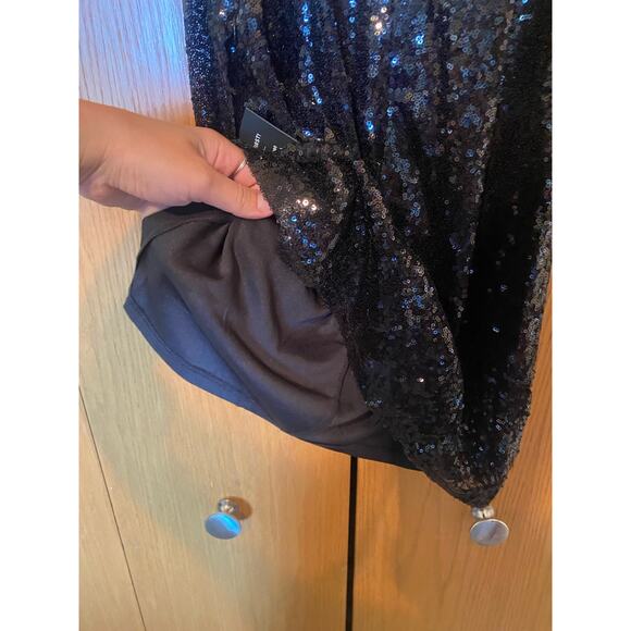Lulus Forever Your Girl Black Sequin mini Dress - Picture 10 of 11